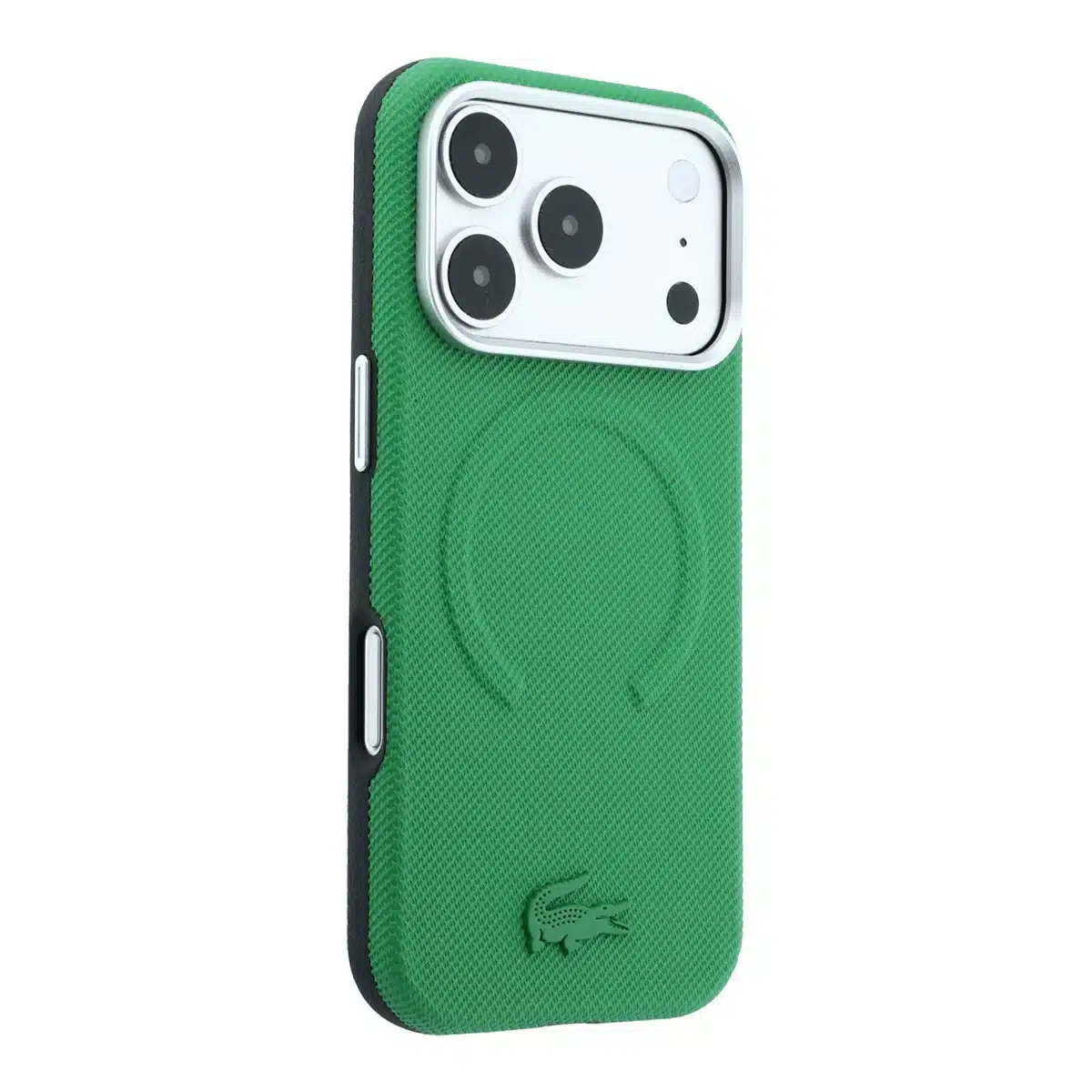 Lacoste - Backcover - iPhone 18 Pro Max - Magsafe - Petit Pique Embossed Estragon - Olijfgroen - Afbeelding 4