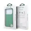 Lacoste - Backcover - iPhone 18 Pro Max - Magsafe - Petit Pique Embossed Estragon - Olijfgroen - Thumbnail Image 7