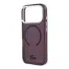Lacoste-Backcover-iPhone 17 Pro Max-18 Pro Max-Magsafe- Burgundy - Thumbnail Image 3