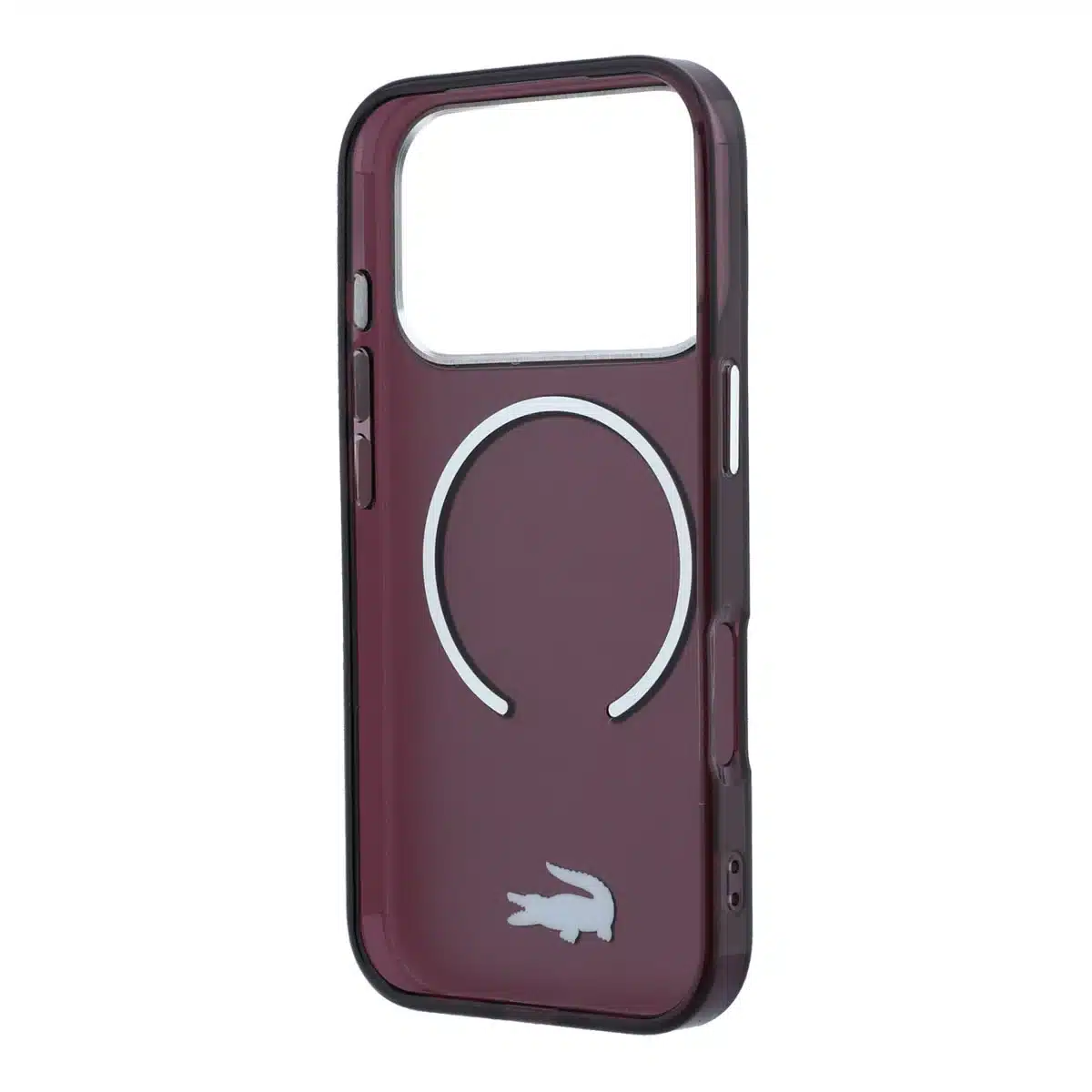 Lacoste-Backcover-iPhone 17 Pro Max-18 Pro Max-Magsafe- Burgundy - Afbeelding 2