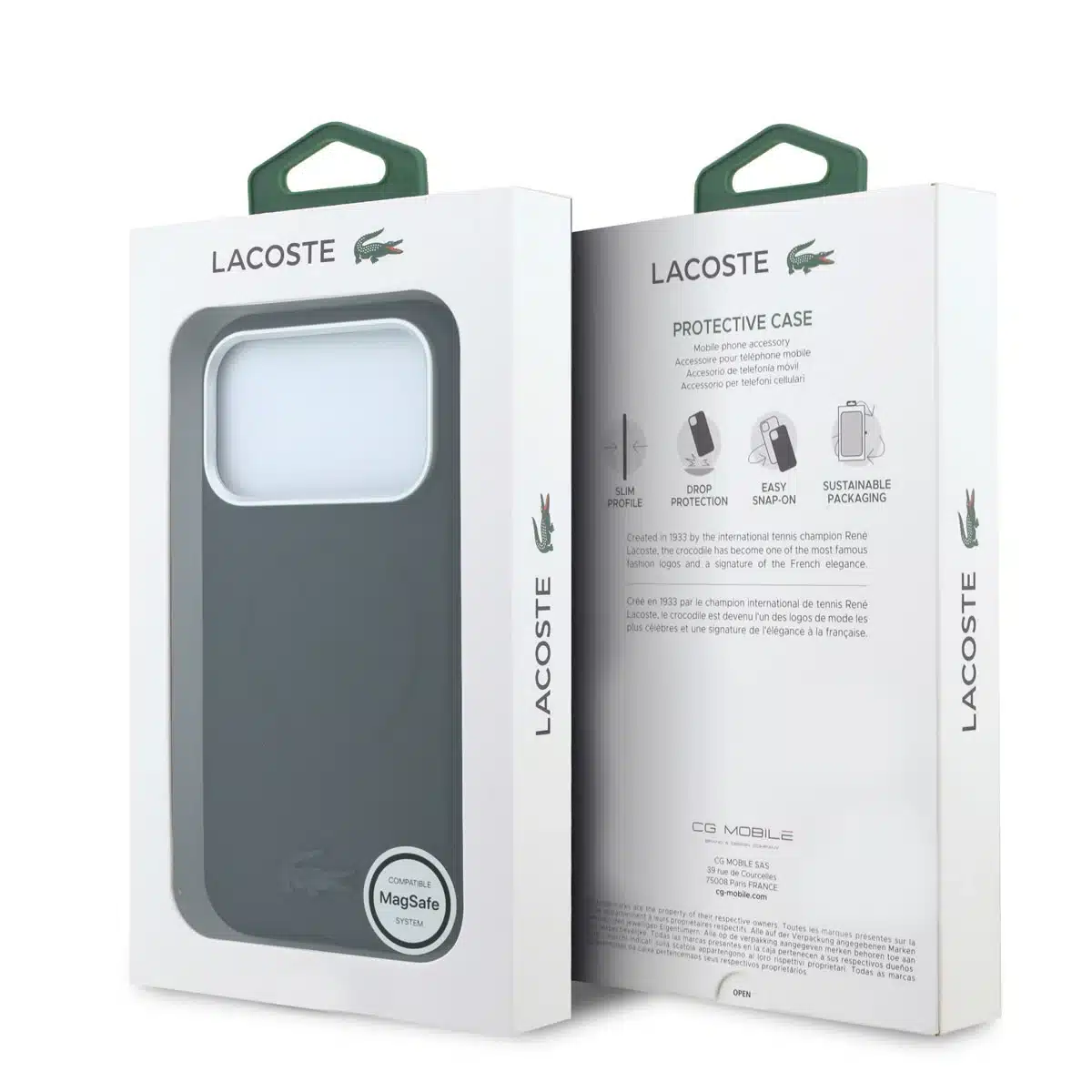 Lacoste-Backcover-iPhone 17 Pro Max-18 Pro Max-Magsafe-Logo-Zwart - Afbeelding 4