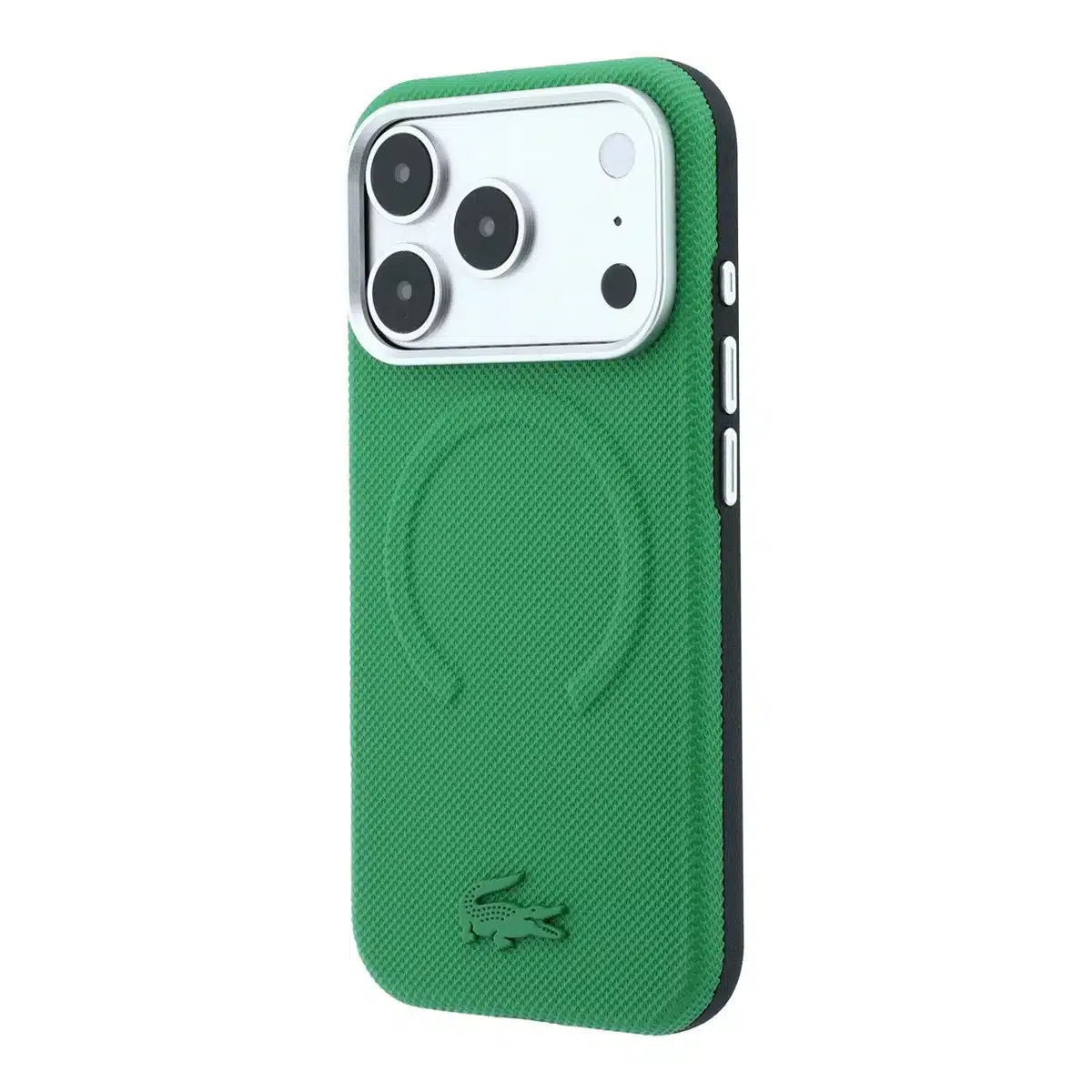 Lacoste - Backcover - iPhone 18 Pro Max - Magsafe - Petit Pique Embossed Estragon - Olijfgroen - Afbeelding 6