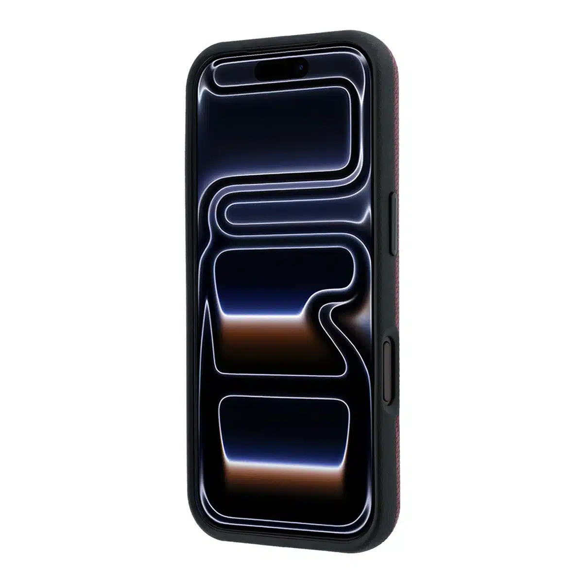Mercedes Benz-Backcover-MagSafe-iPhone 17 Pro Max-18 Pro Max-Semi Wrap-Houtlook-Bordeauxrood - Afbeelding 5