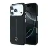 Mercedes Benz-Backcover-MagSafe-Semi Wrap-iPhone 17 Pro Max-18 Pro Max-Zwart - Thumbnail Image 1