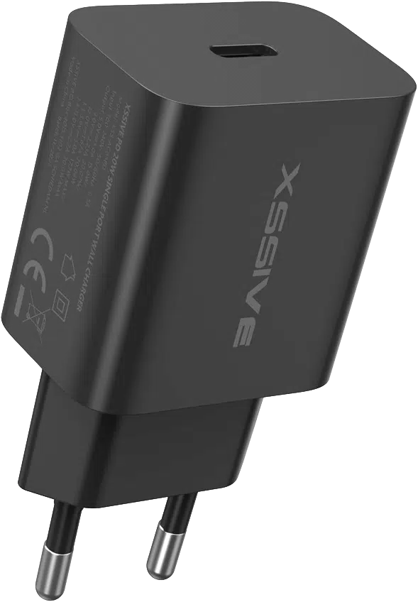 Xssive 25W PD3.0 Super Fast Charger XSS-AC66NB - Zwart - Afbeelding 1